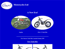 Tablet Screenshot of greevesmotorcyclesltd.com